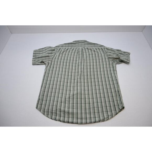 VTG Ralph Lauren Sport Button Up Shirt Short Sleeve Plaid Button Up Mens Size XL - Picture 7 of 7